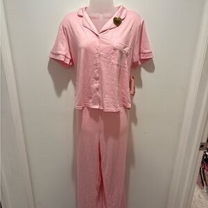 Juicy Couture Pink Pajama Set - Size Medium